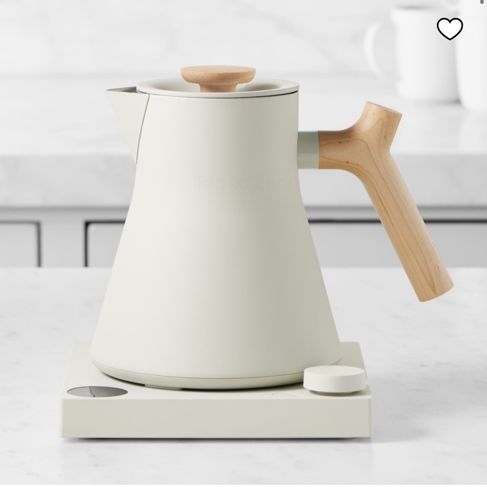 Fellow Corvo EKG Pro Electric Kettle - Sesame with Maple Handle - NEW IN BOX